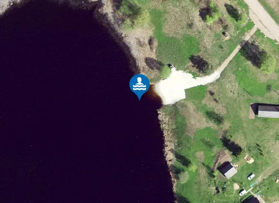Satellite image of Tsooru järve ujumiskoht