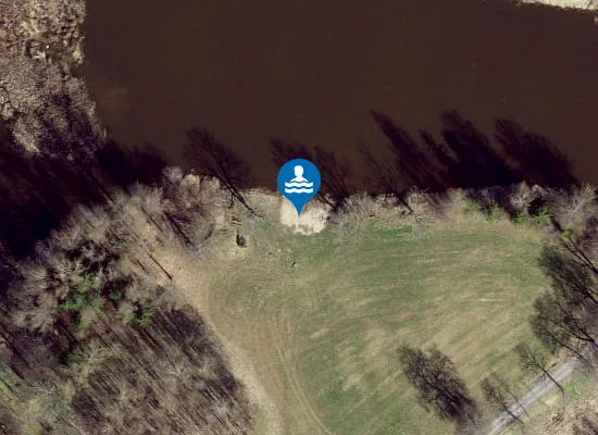 Satellite image of Issaku järve supelrand
