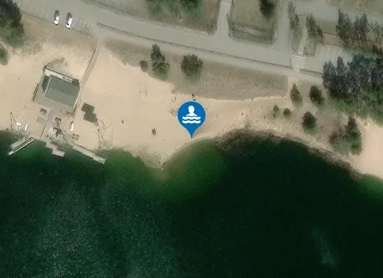 Satellite image of Valdeku järve supelrand