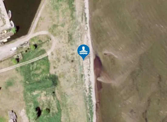 Satellite image of Läätsa supelrand