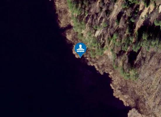 Satellite image of Jõemõisa järve ujumiskoht