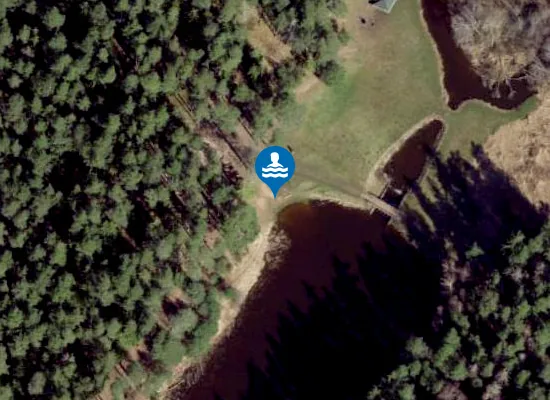 Satellite image of Elva paisjärve supelrand