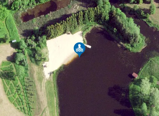 Satellite image of Pilistvere ujumiskoht