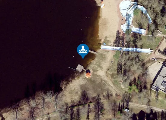 Satellite image of Pikajärve ujumiskoht