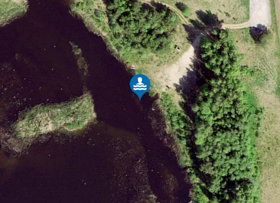 Satellite image of Raudna tehisjärve ujumiskoht