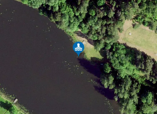 Satellite image of Kildu ujumiskoht