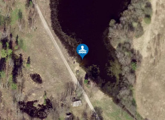Satellite image of Venevere järve ujumiskoht