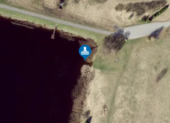 Satellite image of Haage ujumiskoht