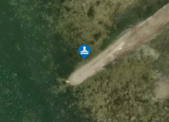 Satellite image of Rumpo ujumiskoht