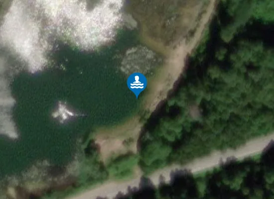 Satellite image of Liivamäe karjääri ujumiskoht