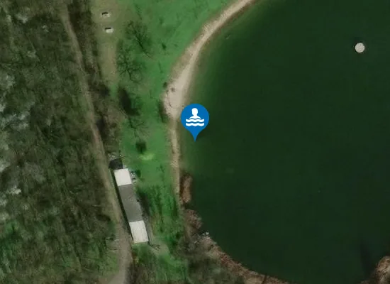 Satellite image of HERRNSHEIMER BADESEE