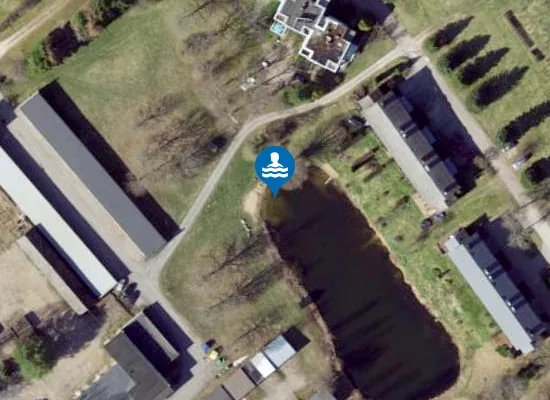 Satellite image of Tõravere tiigi ujumiskoht