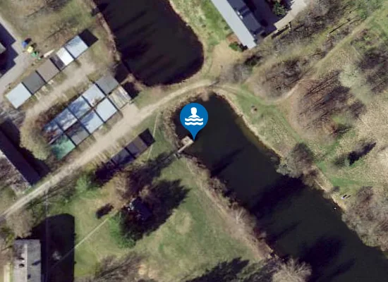Satellite image of Tõravere tiigi ujumiskoht