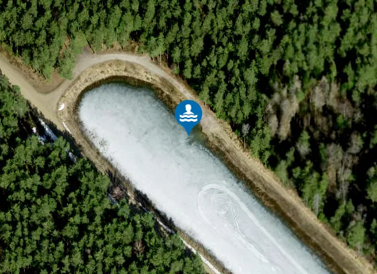 Satellite image of Nurmenuku ujumiskoht