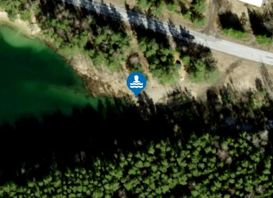 Satellite image of Seljametsa supelrand