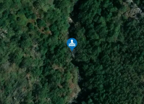 Satellite image of As Pozas do Río Pedras