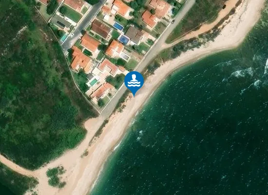 Satellite image of Platja d'Aiguadoliva