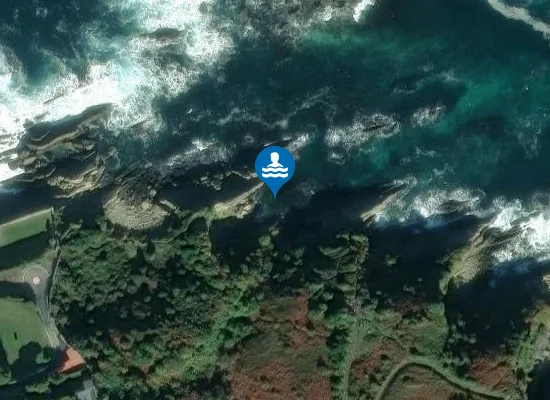 Satellite image of Playa del Faro