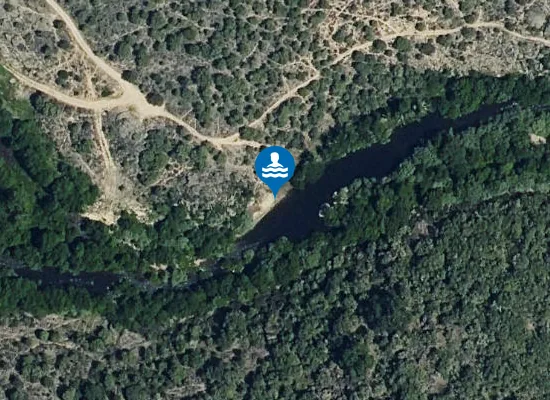 Satellite image of Playa fluvial