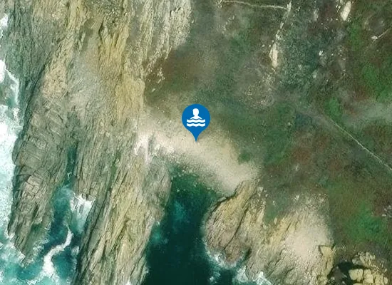Satellite image of A Praia Grande da Cova