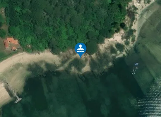 Satellite image of Praia do Outeiro