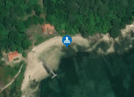 Satellite image of Praia da Ribeira Grande