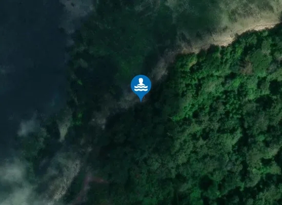 Satellite image of Praia da Lanzadiña