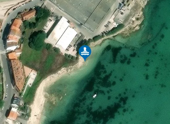Satellite image of Praia da Mina