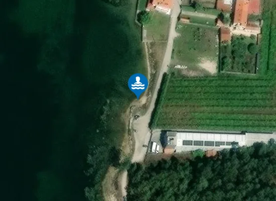 Satellite image of Praia do Con de Xido