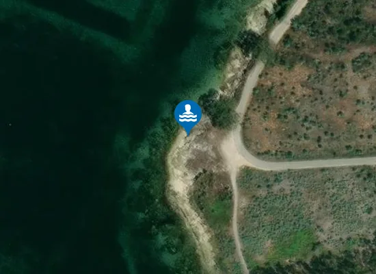 Satellite image of Praia de Correlo