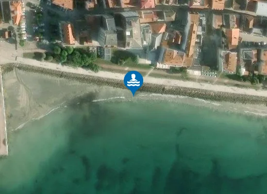 Satellite image of Praia do Forte