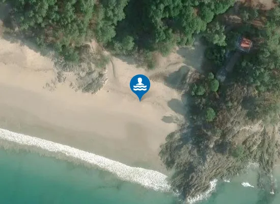 Satellite image of Praia do Preguntouro