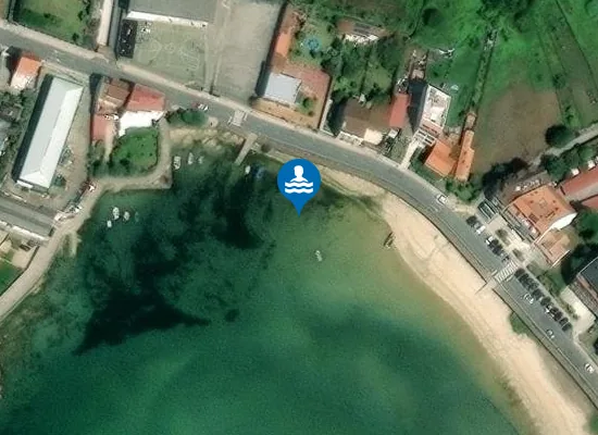 Satellite image of Praíña dos Croques