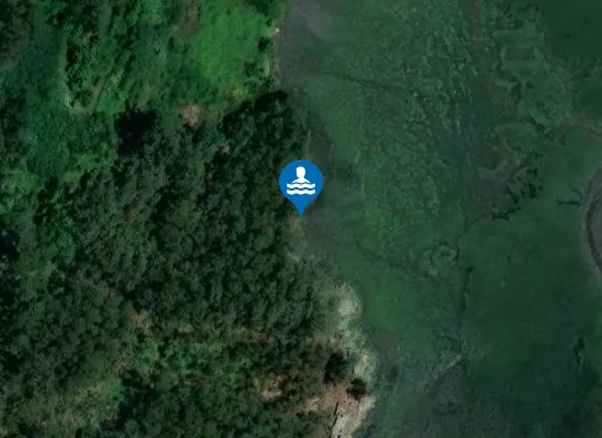 Satellite image of Praia da Cunchó