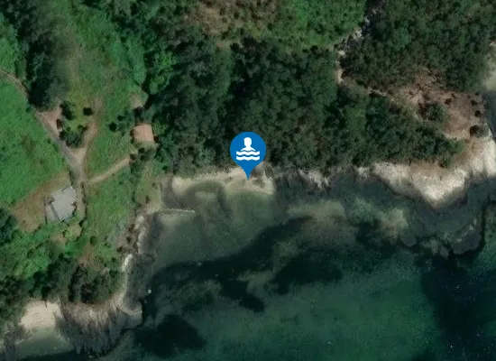 Satellite image of Praia da Laxe