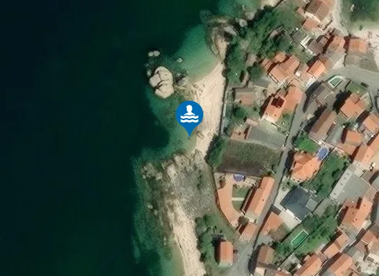 Satellite image of Praia da Granxa