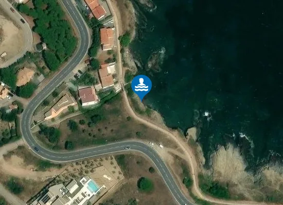 Satellite image of Platja del Rec de Canet