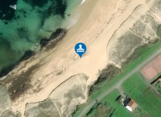 Satellite image of Praia das Seiras