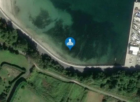 Satellite image of Praia de Dones