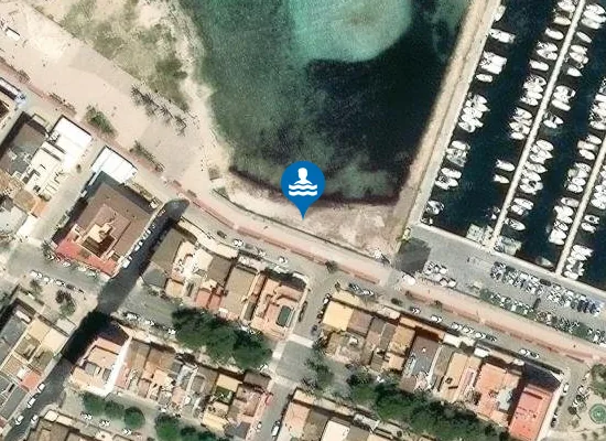 Satellite image of Platja Petita
