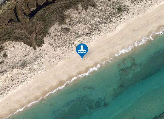 Satellite image of Platja Naturista Benamocarra