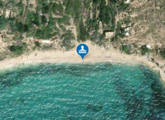 Satellite image of Cala de San Pedro