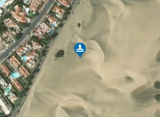 Satellite image of Playa del Inglés