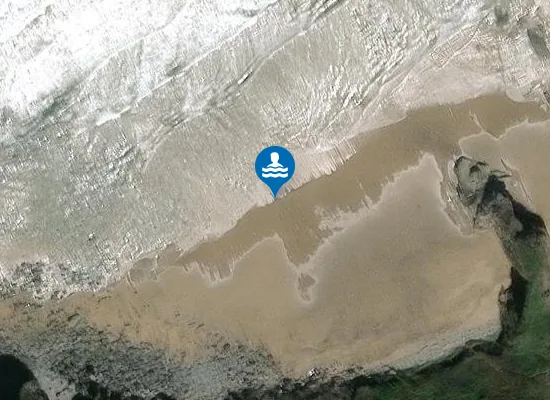 Satellite image of Playa La Aguilera
