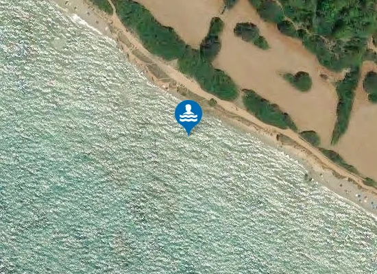 Satellite image of Platja de Binigaus