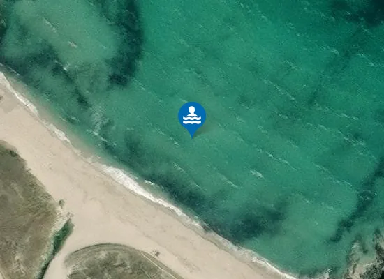 Satellite image of Praia de Seaia
