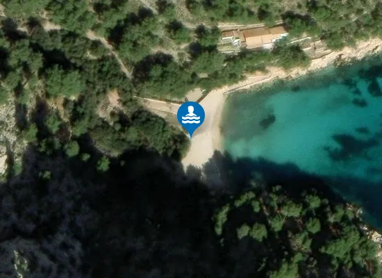 Satellite image of Cala Murta