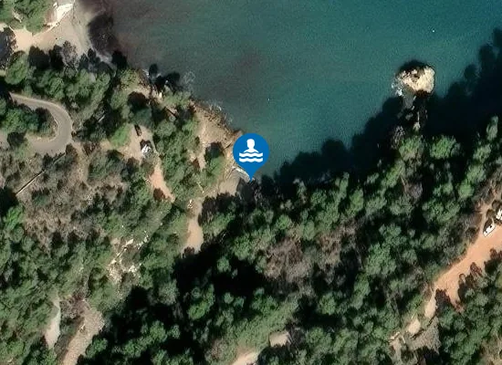 Satellite image of Cala Portals Vells