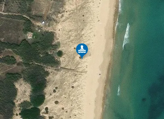 Satellite image of Platja del Montcaio
