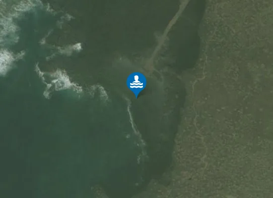 Satellite image of Playa del Paso